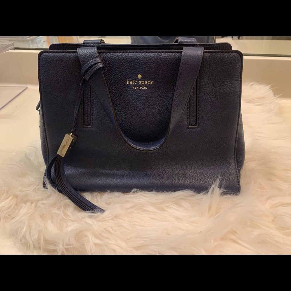 Kate Spade cobalt blue square bag